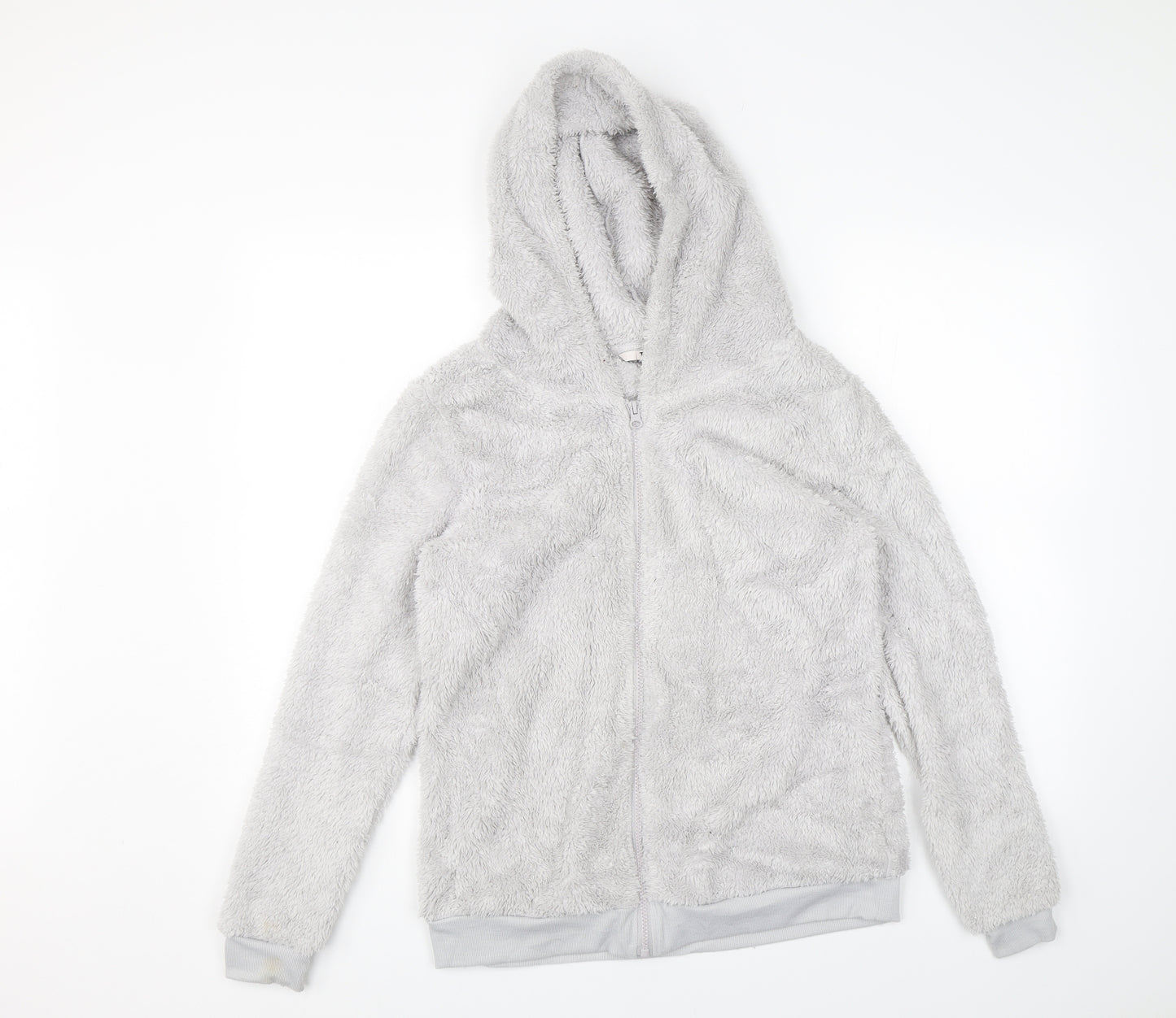 TU Womens Grey   Full Zip Hoodie Size 10