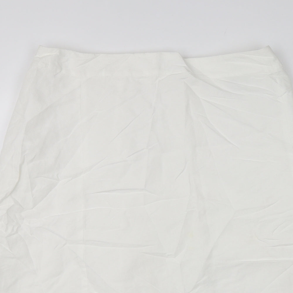 Autograph Womens White   Straight & Pencil Skirt Size 16