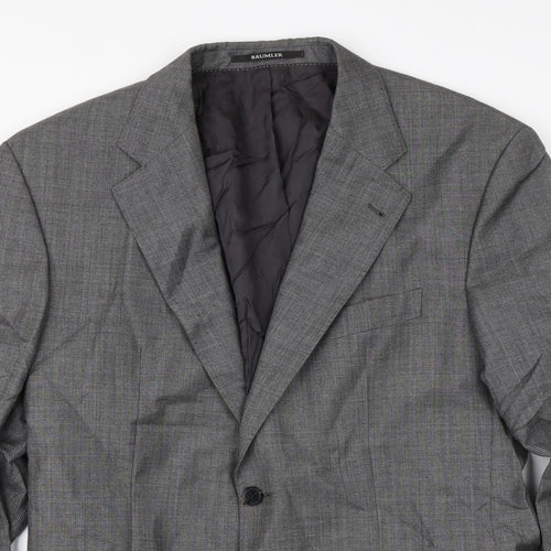 Baumler Mens Grey   Jacket Blazer Size 40
