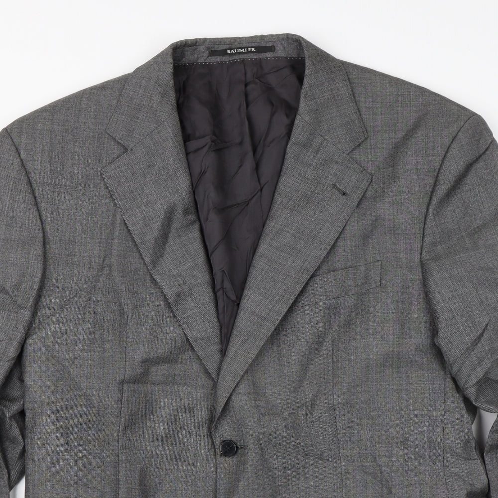Baumler Mens Grey   Jacket Blazer Size 40
