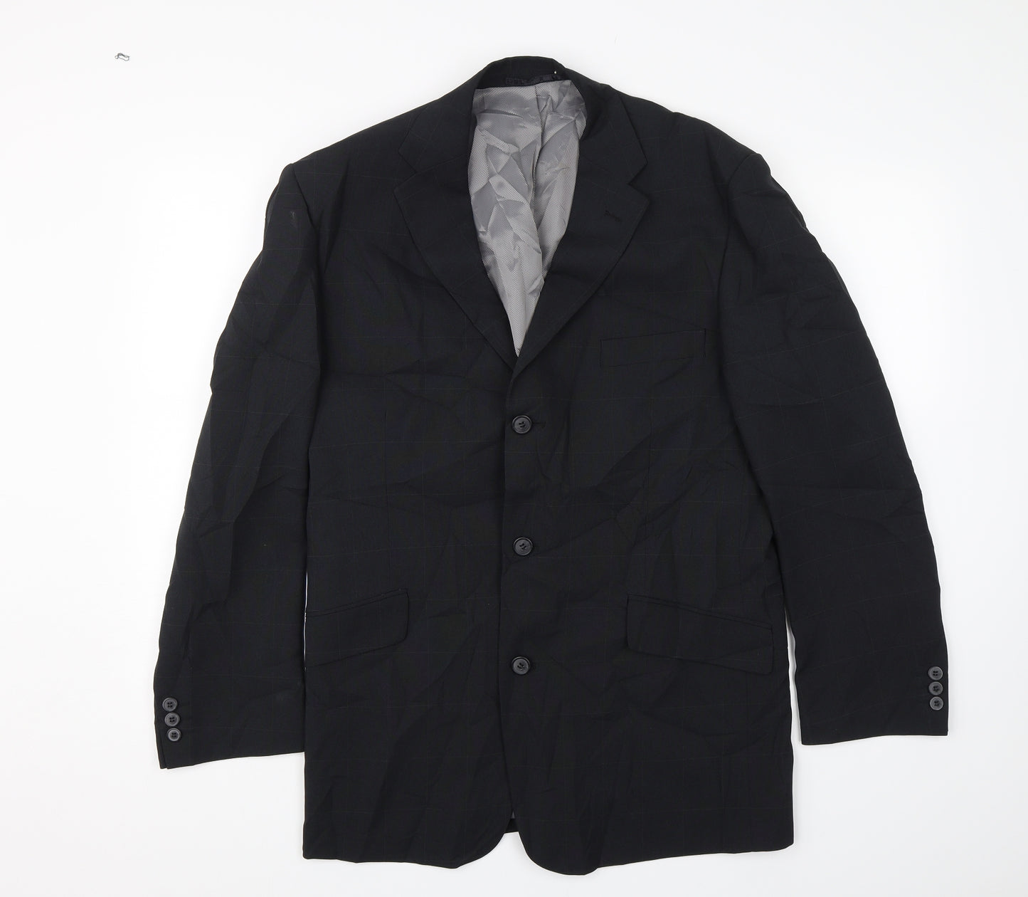 Signet Mens Black   Jacket Blazer Size 40