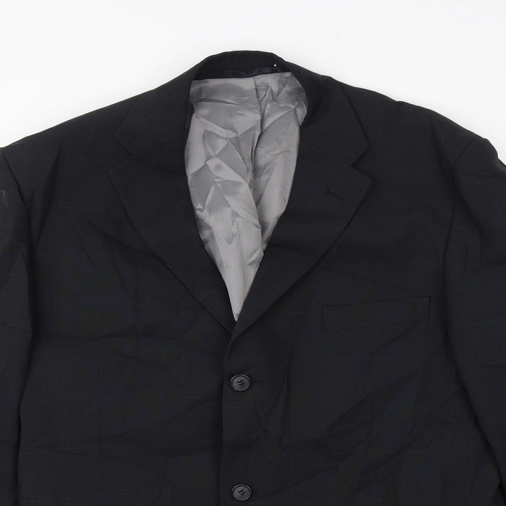Signet Mens Black   Jacket Blazer Size 40