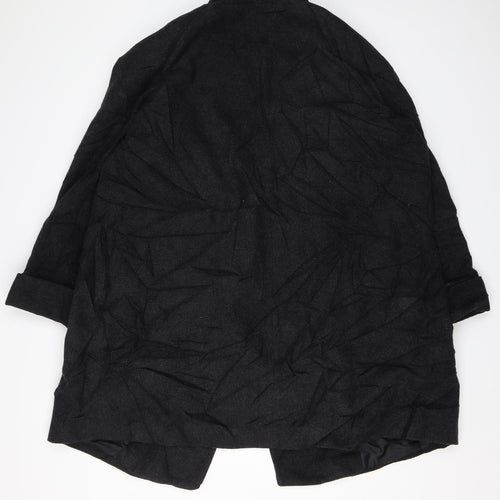 Essance Womens Black   Overcoat Jacket Size 18