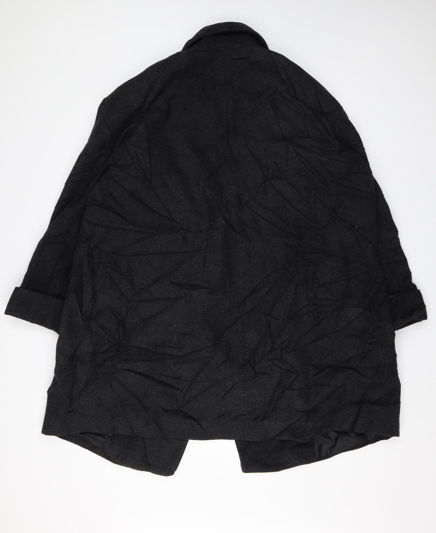 Essance Womens Black   Overcoat Jacket Size 18