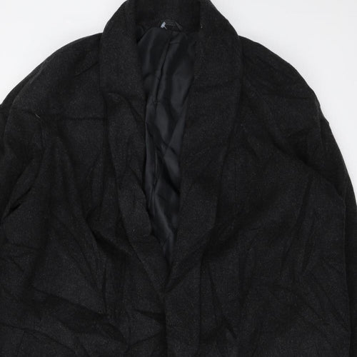 Essance Womens Black   Overcoat Jacket Size 18
