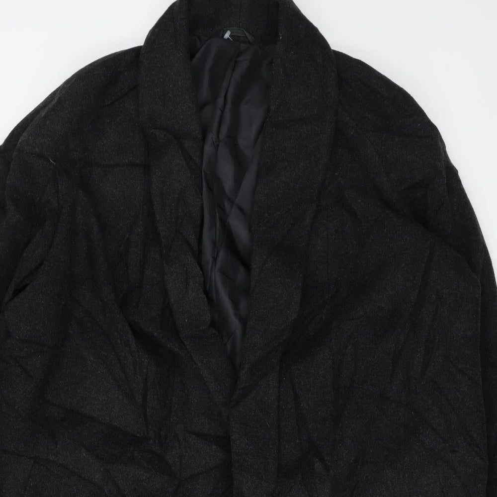 Essance Womens Black   Overcoat Jacket Size 18