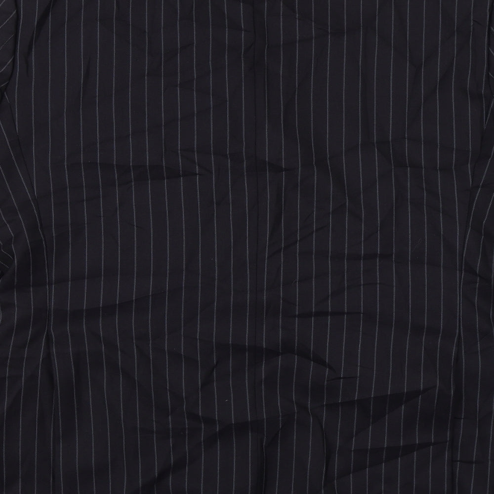 NEXT Mens Black Striped  Jacket Blazer Size 40