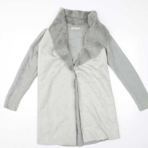 Sensations Womens Grey   Jacket Coatigan Size M