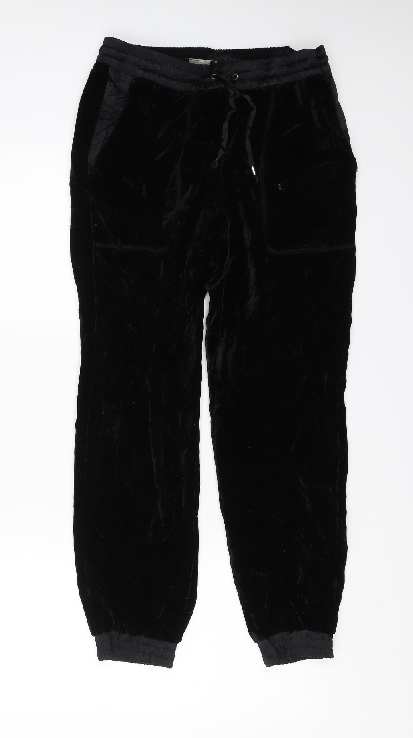 Set Womens Black   Sweatpants Trousers Size 8 L24 in