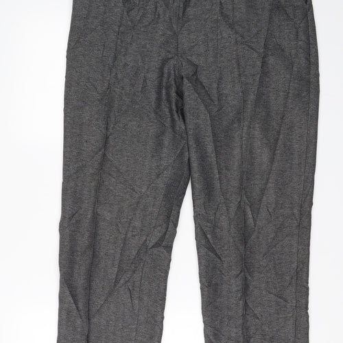 M&S Womens Grey   Capri Trousers Size 14 L23 in