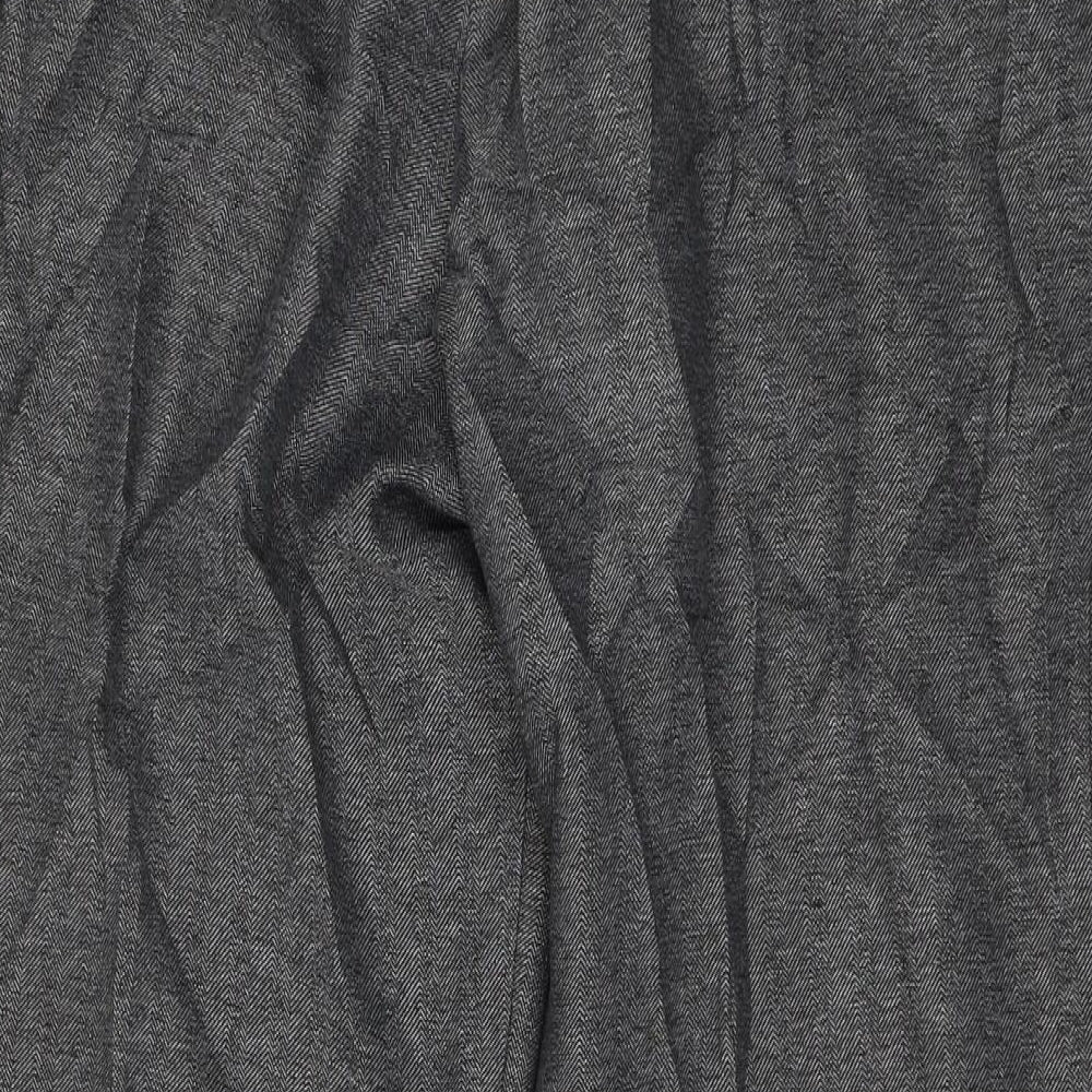 M&S Womens Grey   Capri Trousers Size 14 L23 in