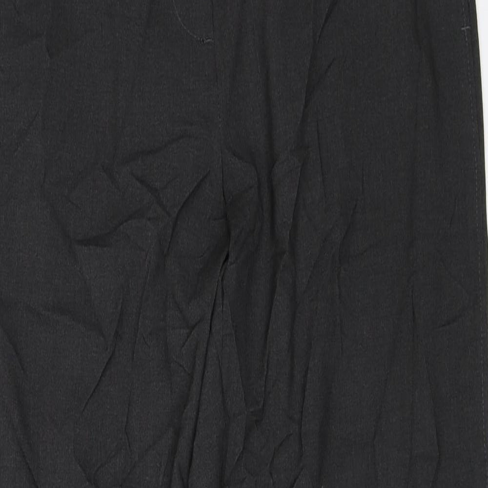 M&S Womens Grey   Dress Pants Trousers Size 12 L26 in