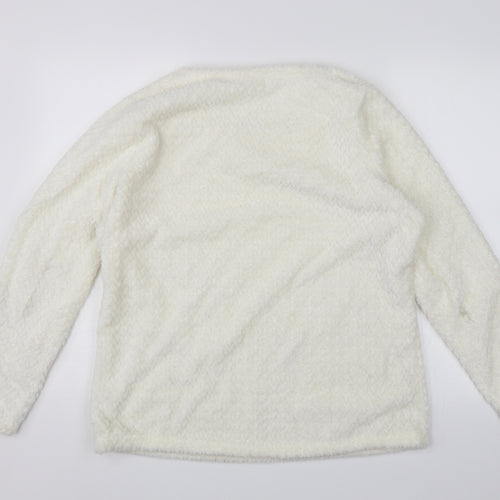 George Womens White   Pullover Jumper Size 12