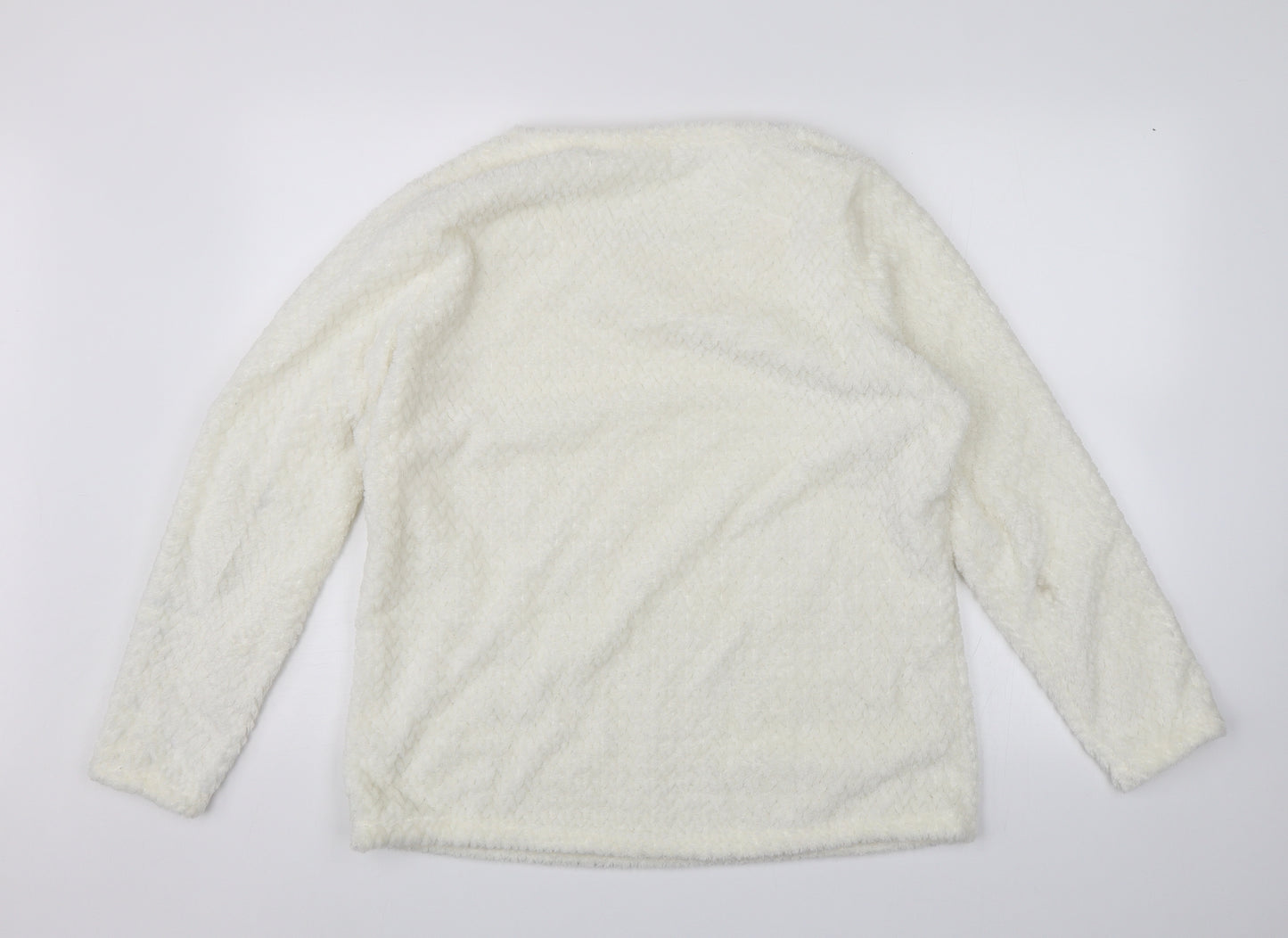 George Womens White   Pullover Jumper Size 12