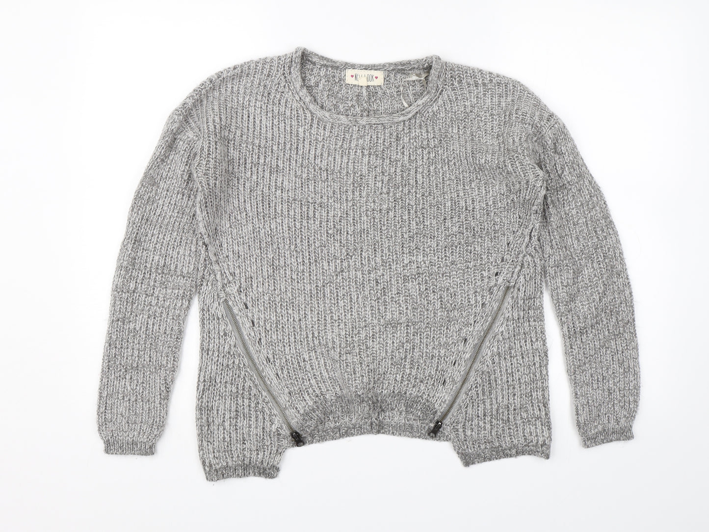 New Look Womens Grey   Pullover Jumper Size 10