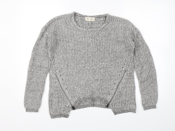 New Look Womens Grey   Pullover Jumper Size 10