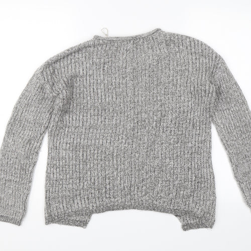 New Look Womens Grey   Pullover Jumper Size 10