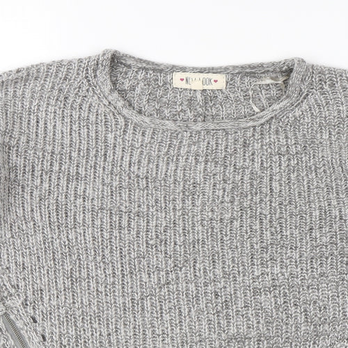 New Look Womens Grey   Pullover Jumper Size 10