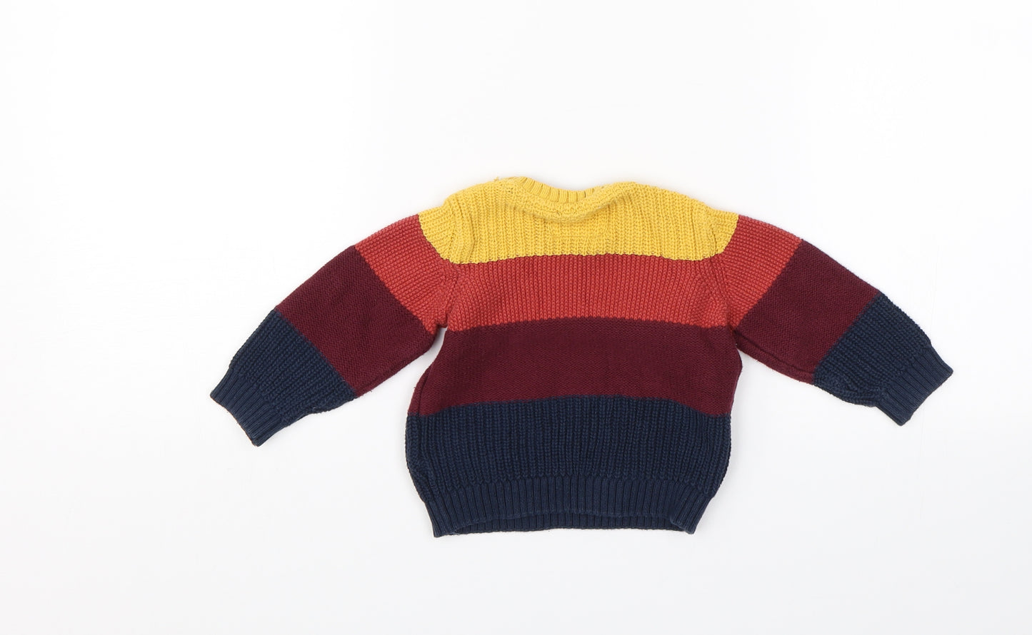 F&F Baby Blue Striped  Pullover Jumper Size 3-6 Months