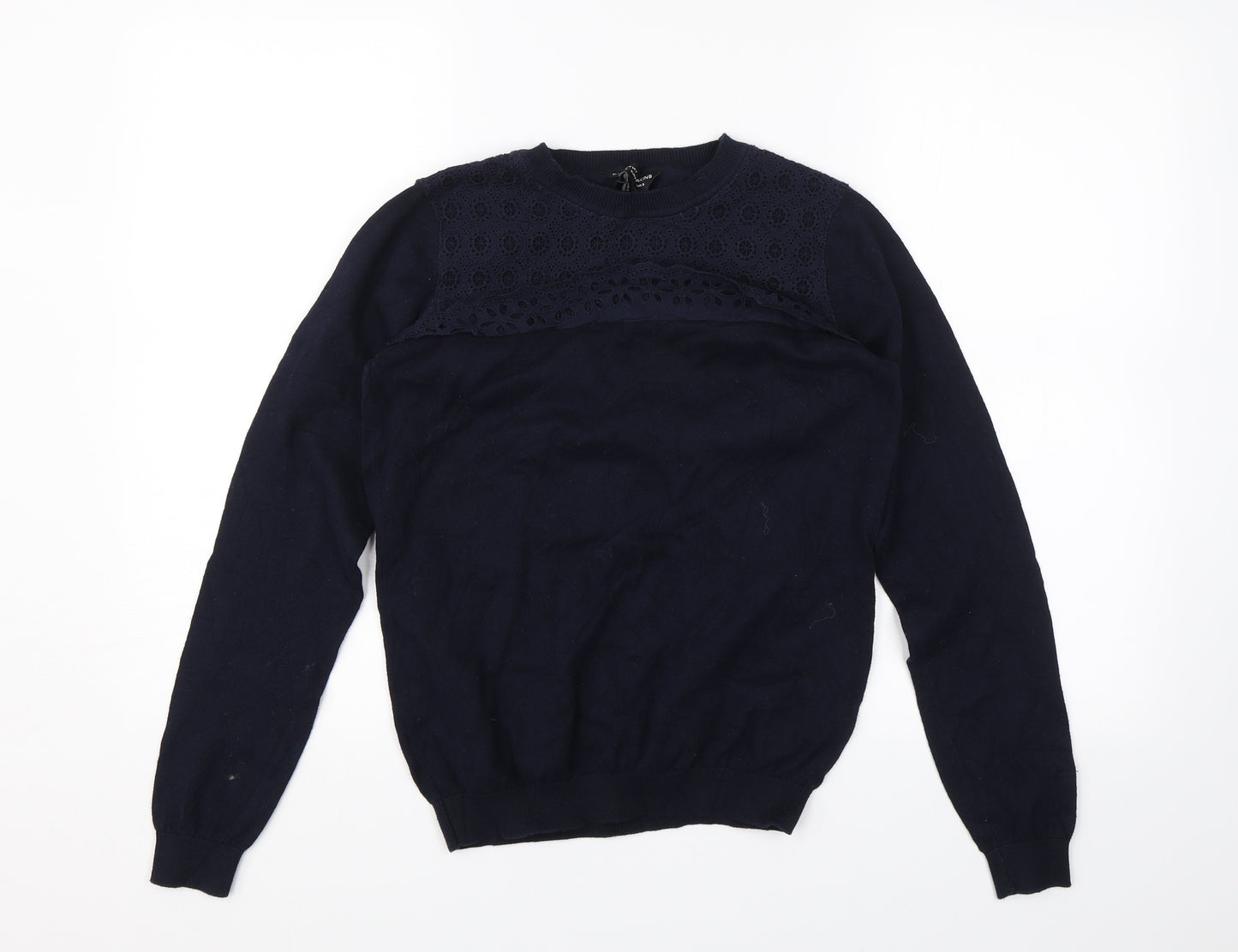 Dorothy Perkins Womens Blue   Pullover Jumper Size 8