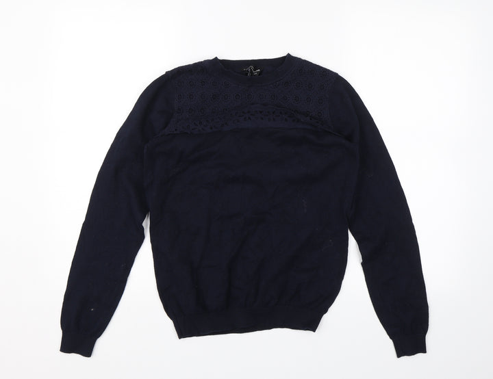Dorothy Perkins Womens Blue   Pullover Jumper Size 8