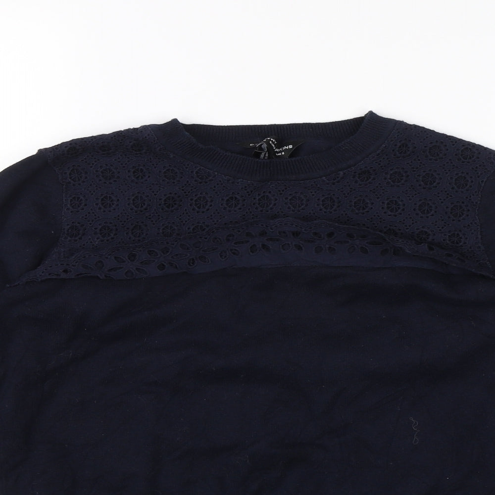 Dorothy Perkins Womens Blue   Pullover Jumper Size 8
