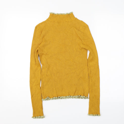 M&S Womens Yellow   Pullover Jumper Size 8