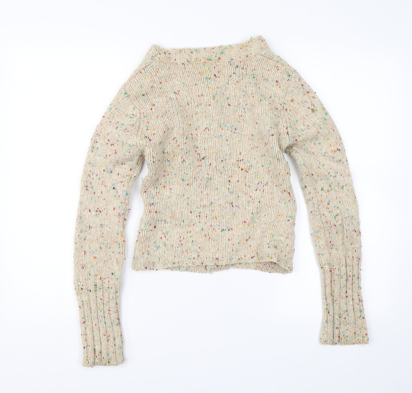 Hennes Womens Beige   Cardigan Jumper Size S