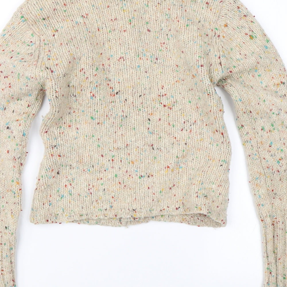 Hennes Womens Beige   Cardigan Jumper Size S