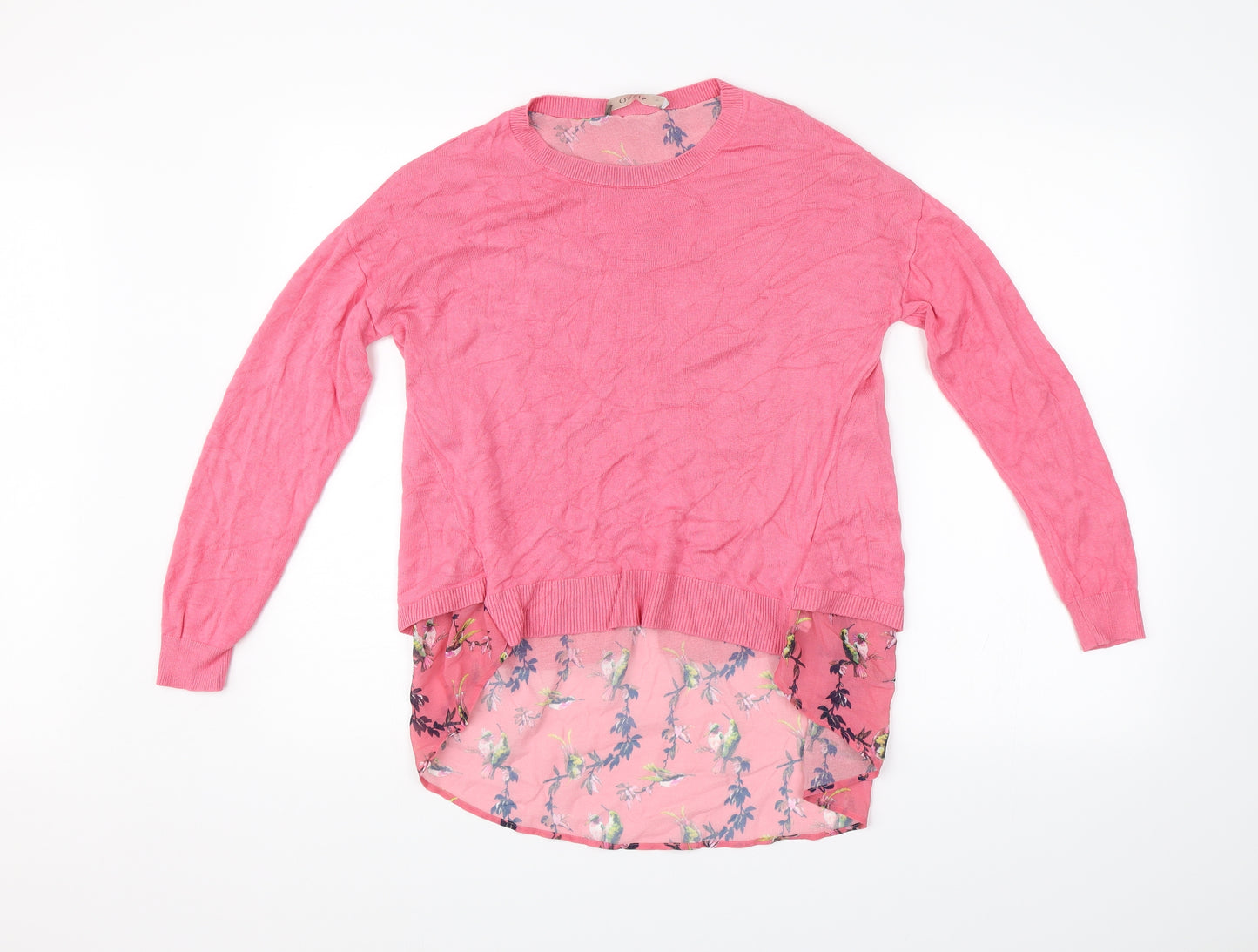 Oasis Womens Pink   Pullover Jumper Size M
