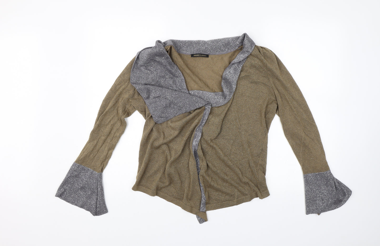 Barbara Hulanicki Womens Brown   Shrug Jumper Size 14