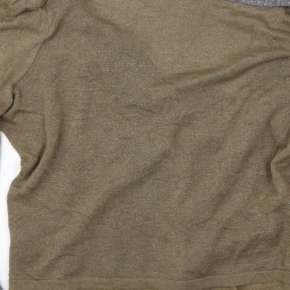 Barbara Hulanicki Womens Brown   Shrug Jumper Size 14