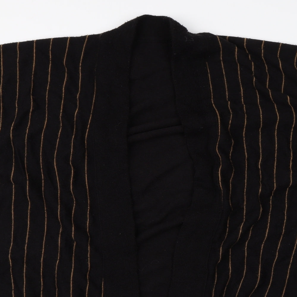 Preworn Womens Brown Striped  Cape Jumper One Size