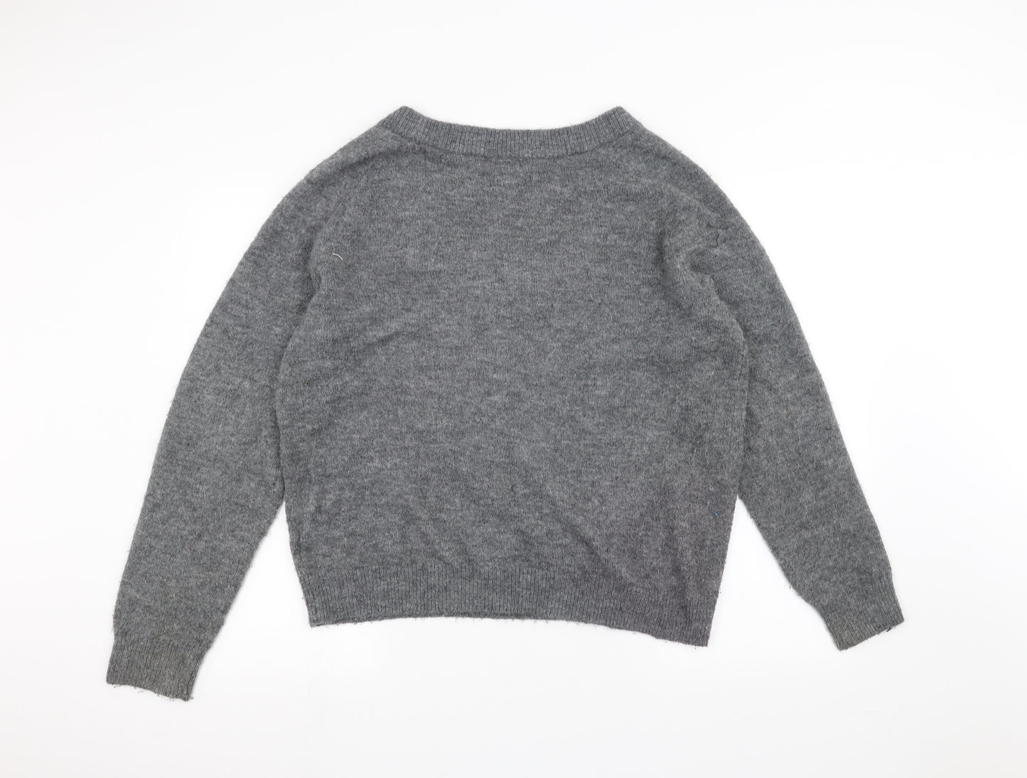 H&M Mens Grey   Pullover Jumper Size S