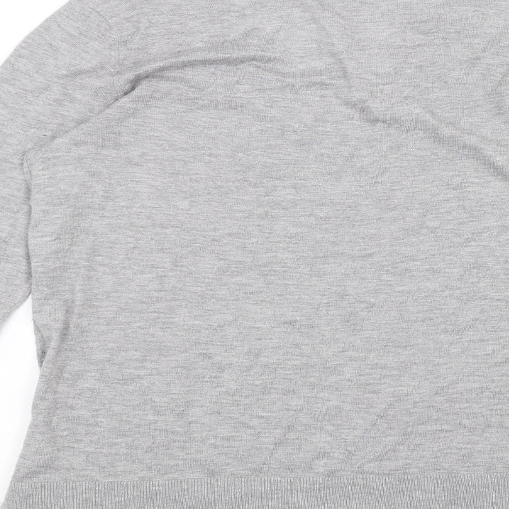 kley Womens Grey   Basic T-Shirt Size 10