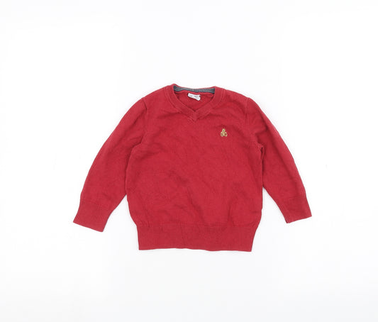 Gap Boys Red   Pullover Jumper Size 2 Years