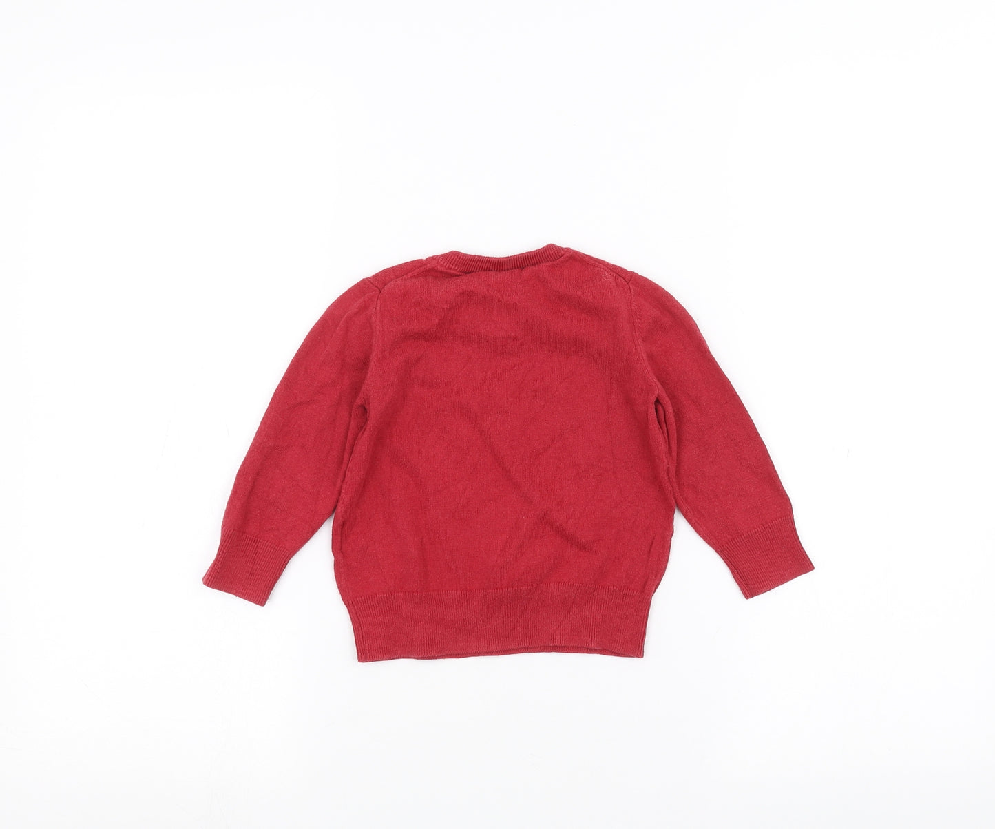 Gap Boys Red   Pullover Jumper Size 2 Years