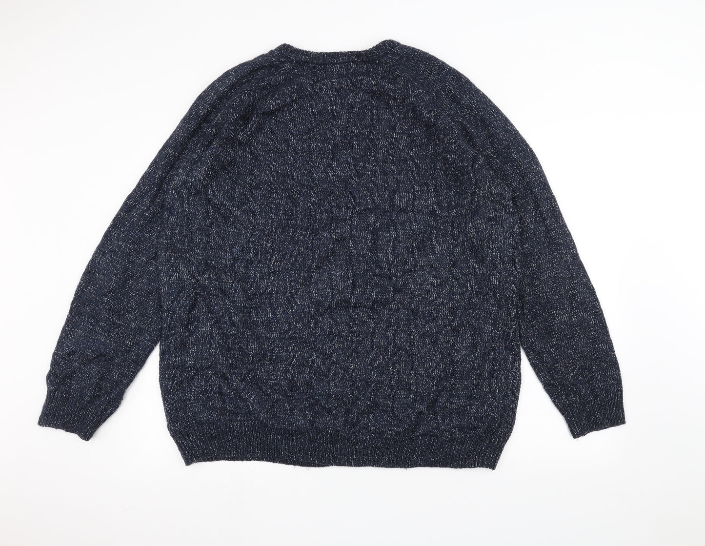 F&F Mens Blue   Pullover Jumper Size 2XL
