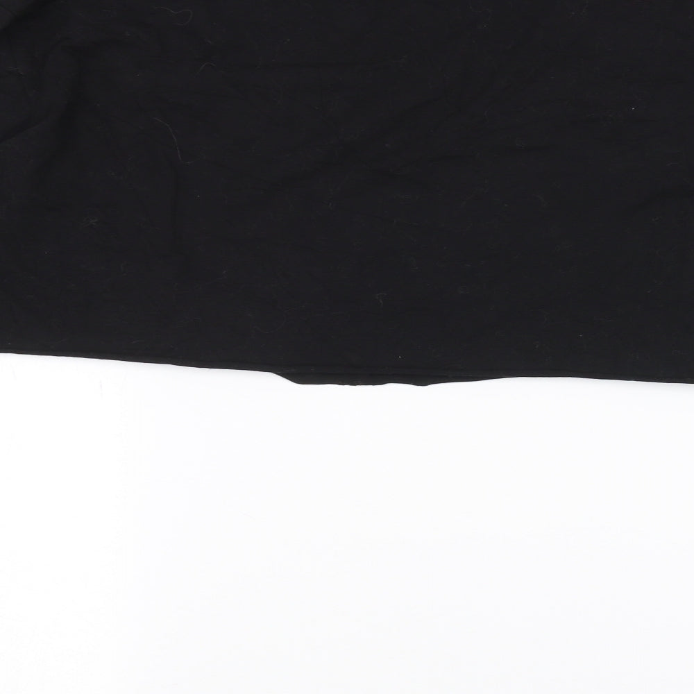 Reclaimed Vintage Womens Black   Basic T-Shirt Size 6