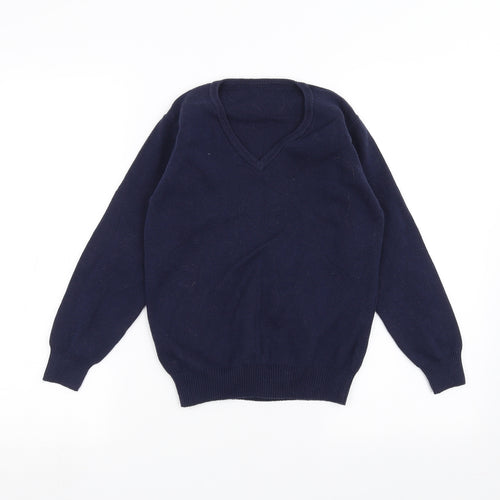 Marks and Spencer Boys Blue   Pullover Jumper Size 9-10 Years