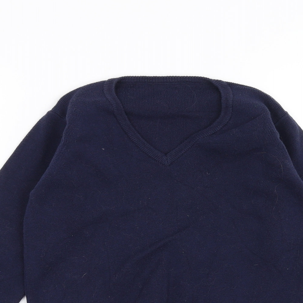 Marks and Spencer Boys Blue   Pullover Jumper Size 9-10 Years