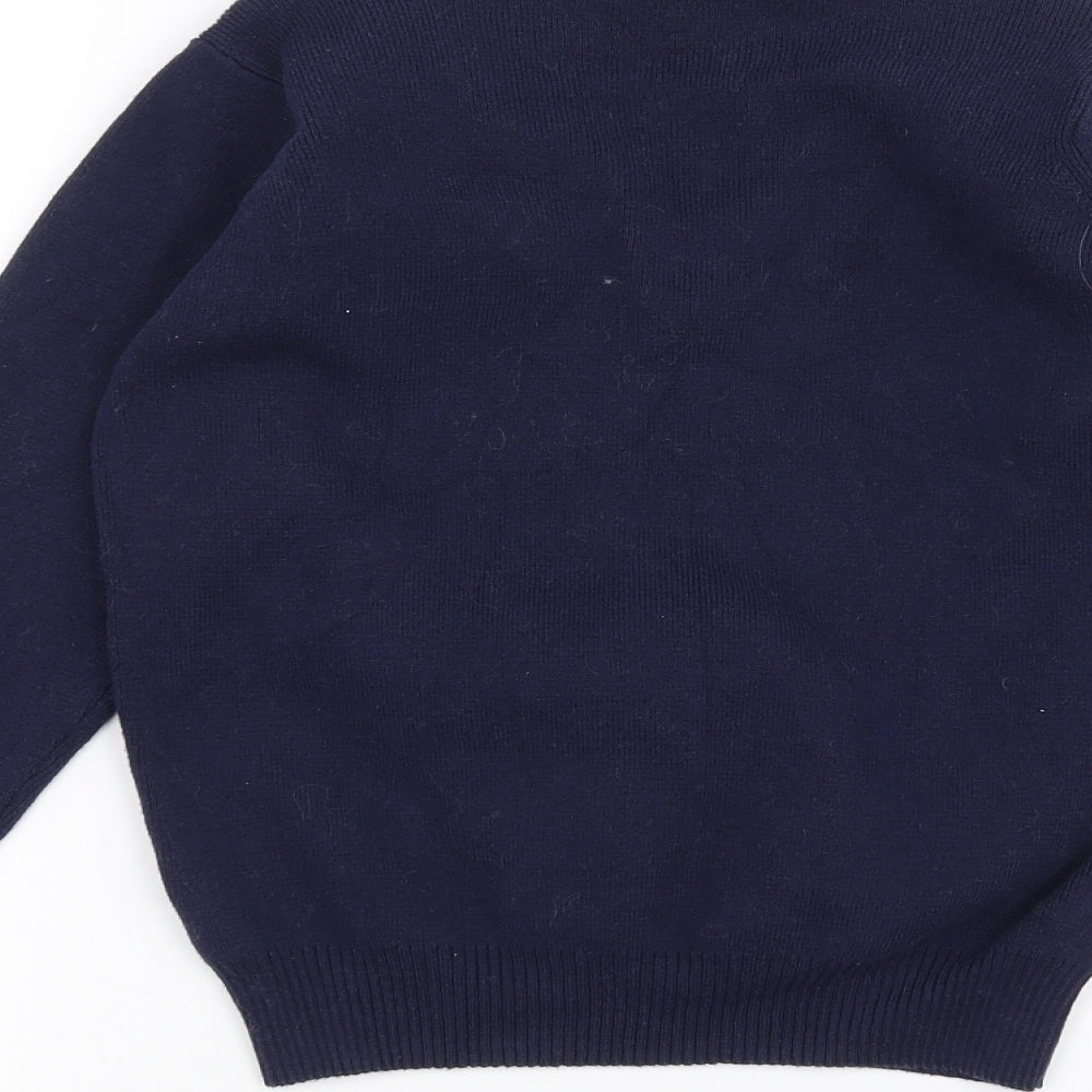 Marks and Spencer Boys Blue   Pullover Jumper Size 9-10 Years