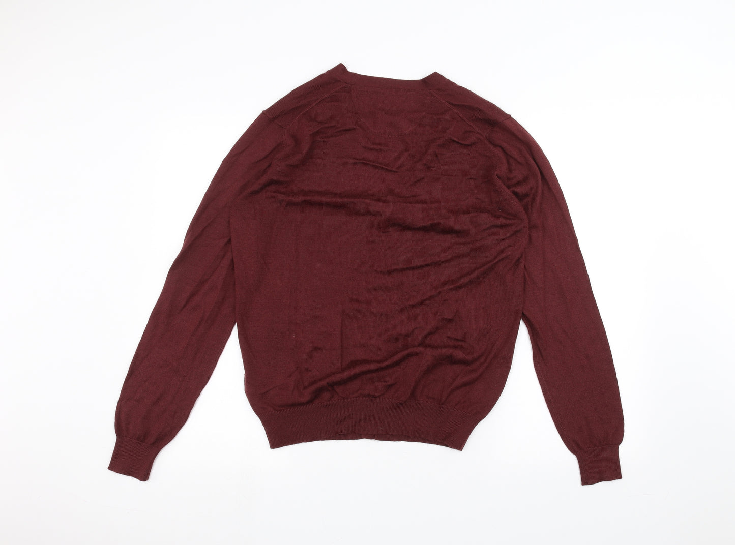 Morley Mens Red   Cardigan Jumper Size S