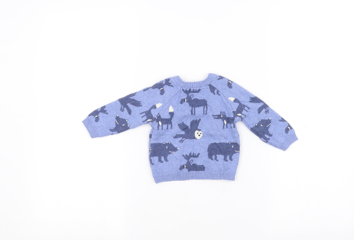 John Lewis Baby Blue   Pullover Jumper Size 3-6 Months