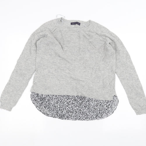 Marks and Spencer Womens Grey   Pullover Jumper Size 14