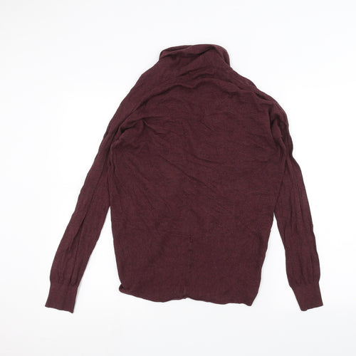 Bershka Womens Red   Cardigan Jumper Size L