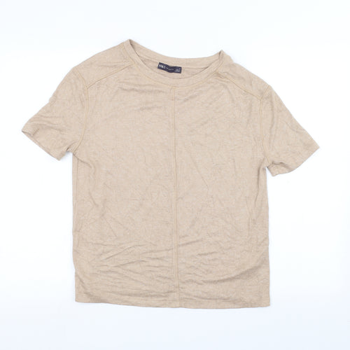 Marks and Spencer Womens Brown   Basic T-Shirt Size S