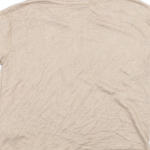Marks and Spencer Womens Brown   Basic T-Shirt Size S