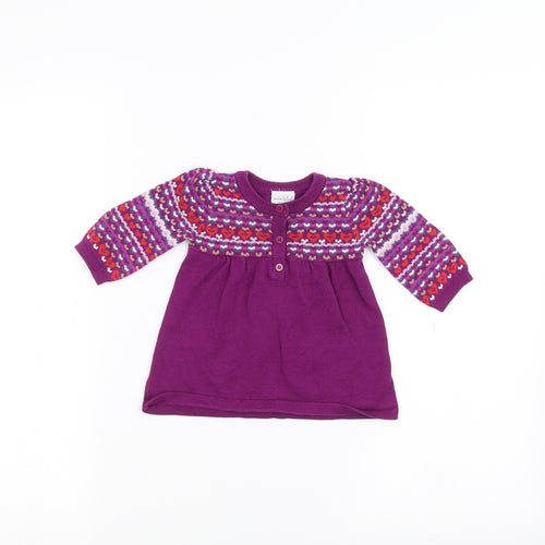Mini Club Baby Purple   Pullover Jumper Size 0-3 Months