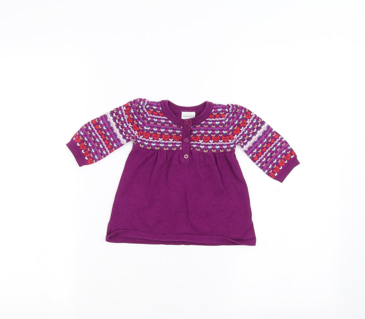 Mini Club Baby Purple   Pullover Jumper Size 0-3 Months